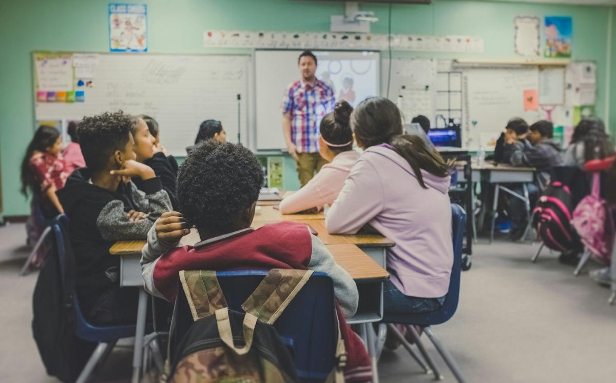 A classroom during a lesson